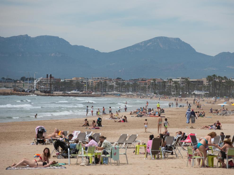Salou recibe a los aragoneses en el primer fin de semana sin estado de alarma.