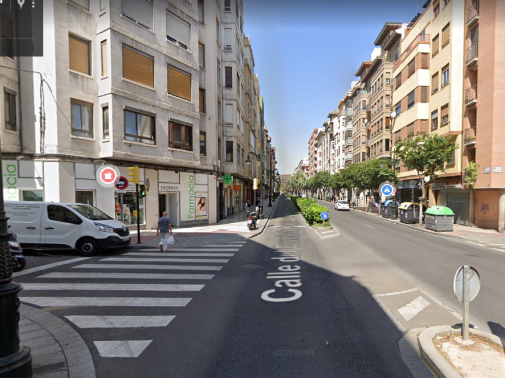 El suceso tuvo lugar en la calle de Conde Aranda, a la altura de la vía Mayoral.