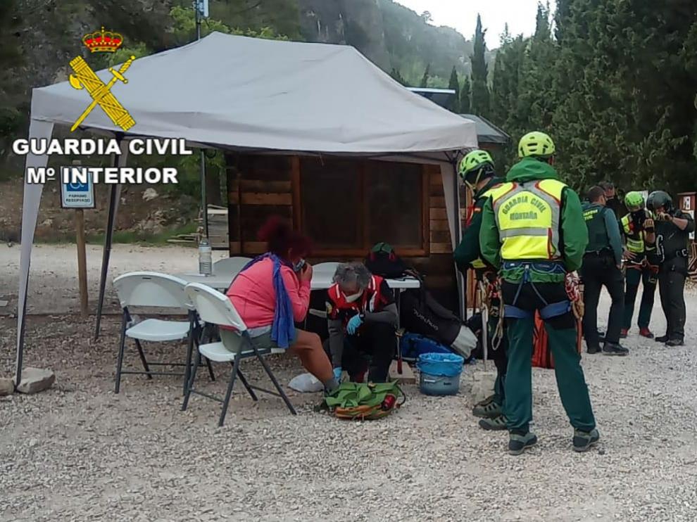 Guardia Civil rescata a una senderista
