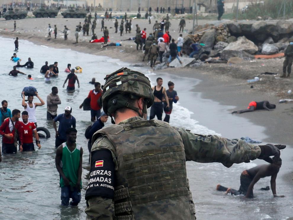 Inmigrantes en Ceuta