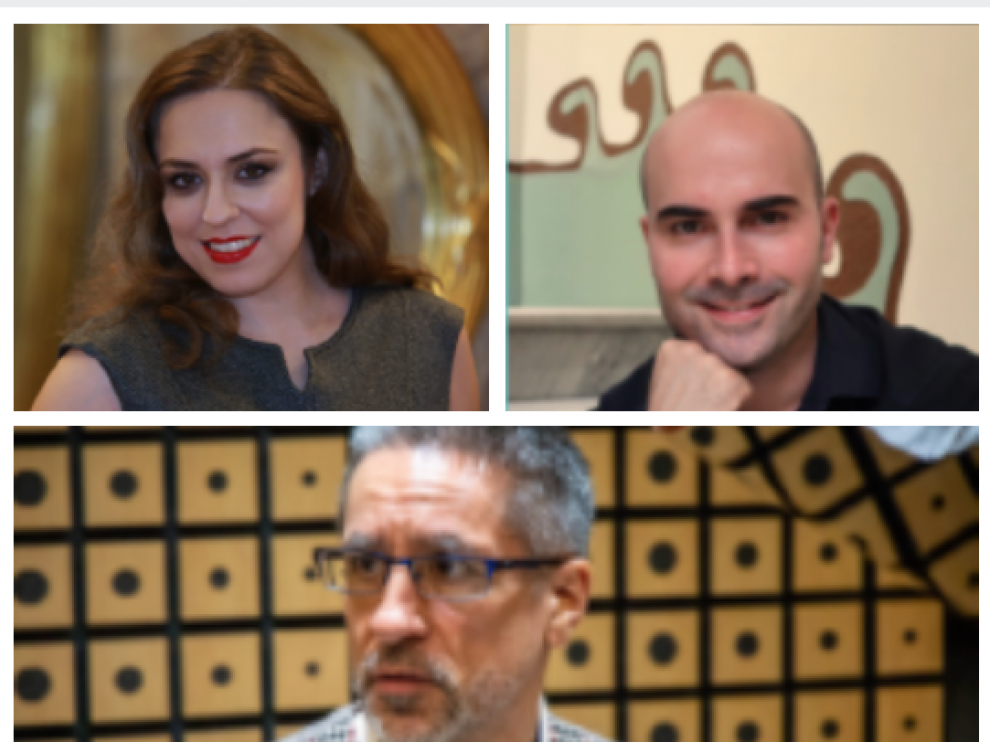 Cristina Toledo, Albert Casals y Aurelio Viribay