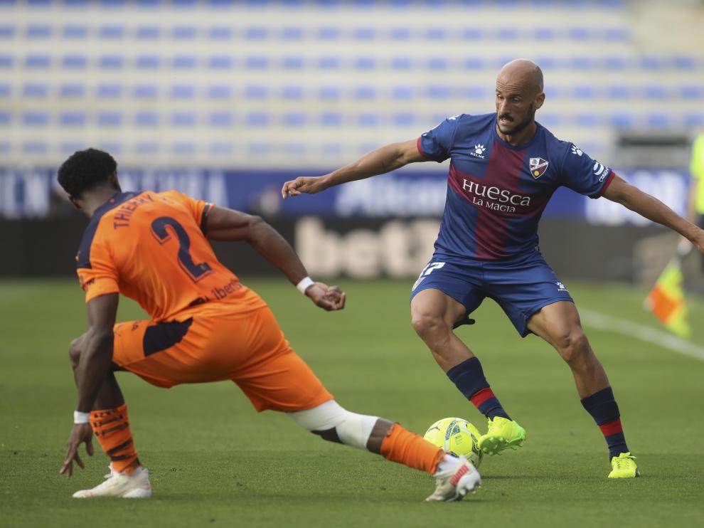 Mikel Rico, durante el partido contra el Valencia.