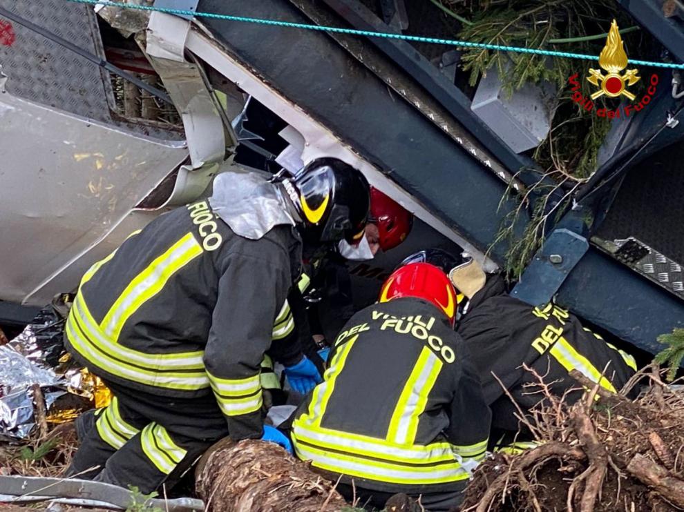 Cable car accident near Lake Maggiore in northern Italy