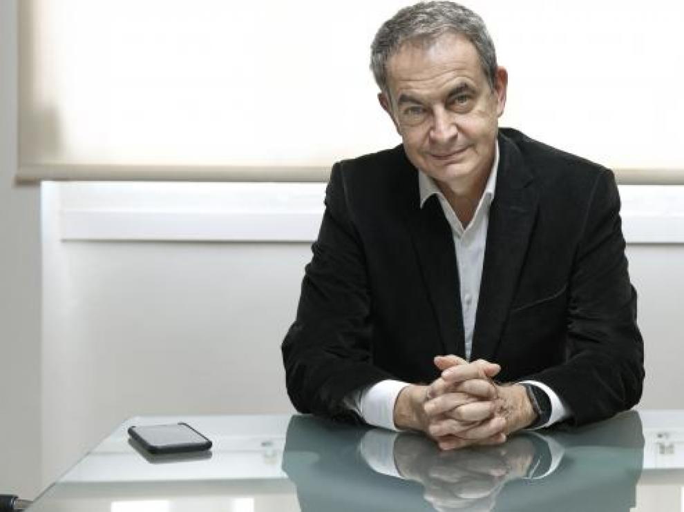 Conversación con el expresidente del Gobierno, José Luis Rodríguez Zapatero.