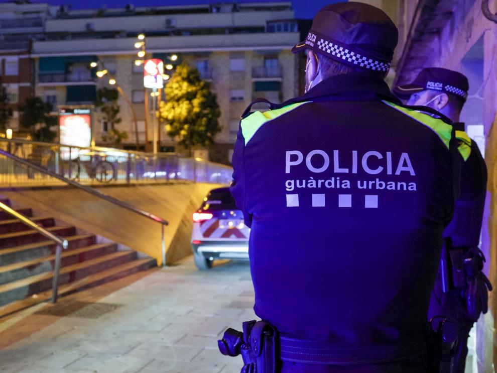 Agentes de la Guardia Urbana de Barcelona.
