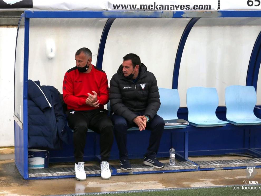 Javi Moreno y José María García.