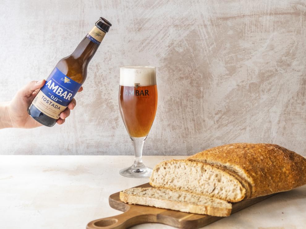 El pan con corazón de cerveza que elabora Panishop utilizando el bagazo cervecero de Ambar.