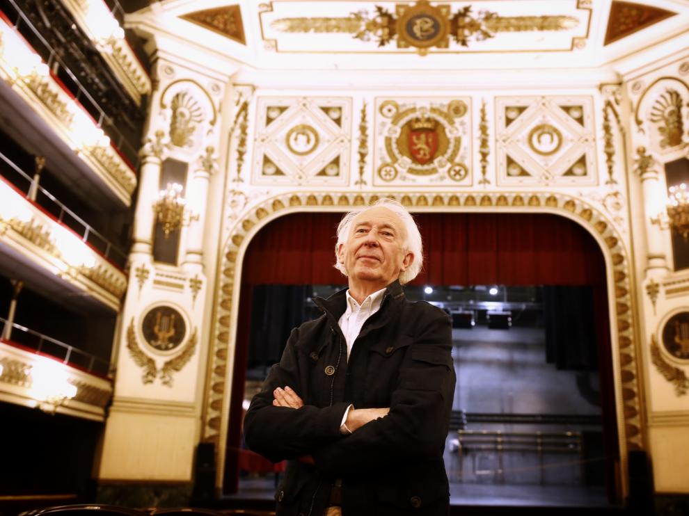 Albert Boadella, este miércoles en el Teatro Principal de Zaragoza.