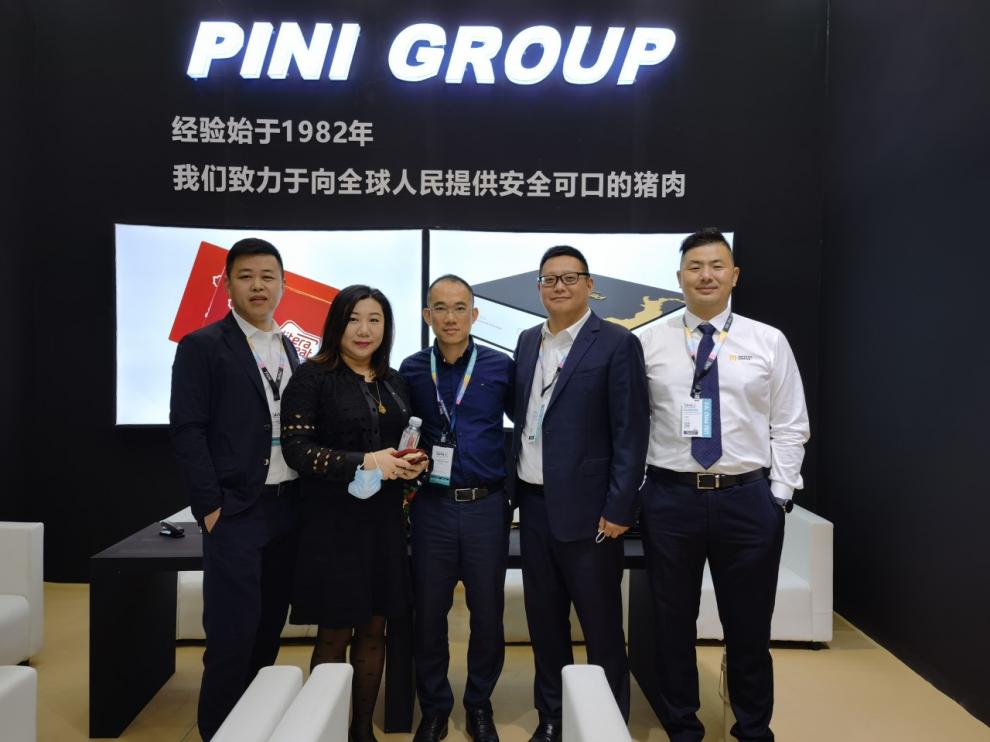 Equipo comercial de Litera Meat en el congreso SIAL China 2021.