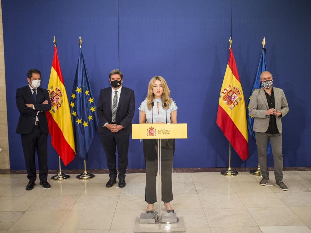 Firma del acuerdo de los ERTE