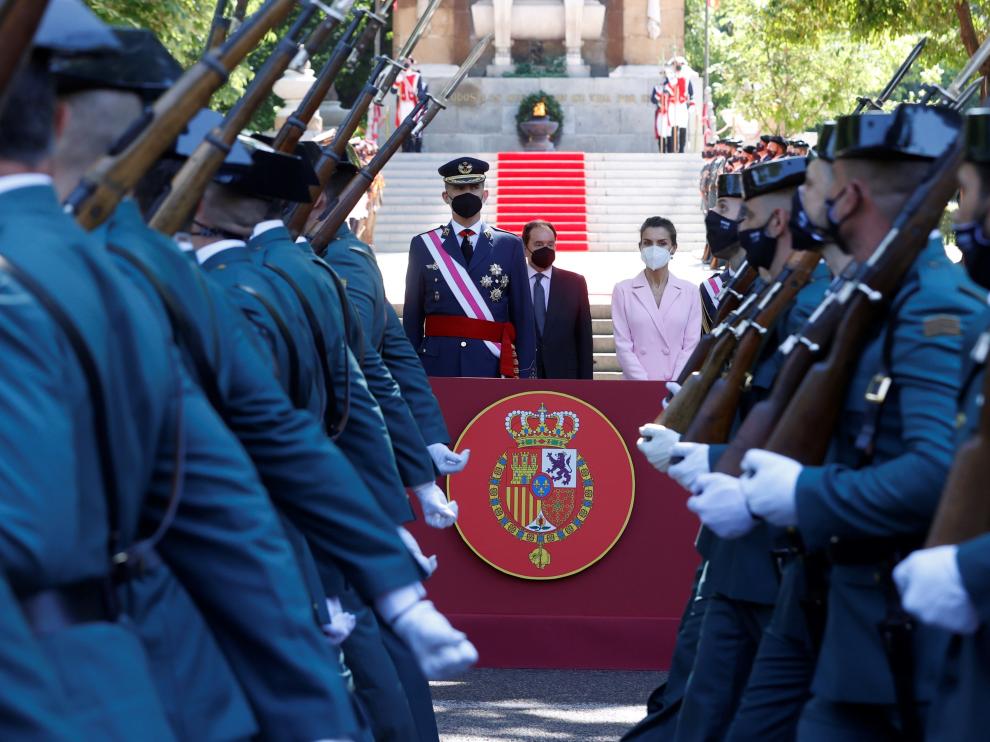 El rey participa en la celebración del Día de las Fuerzas Armadas
