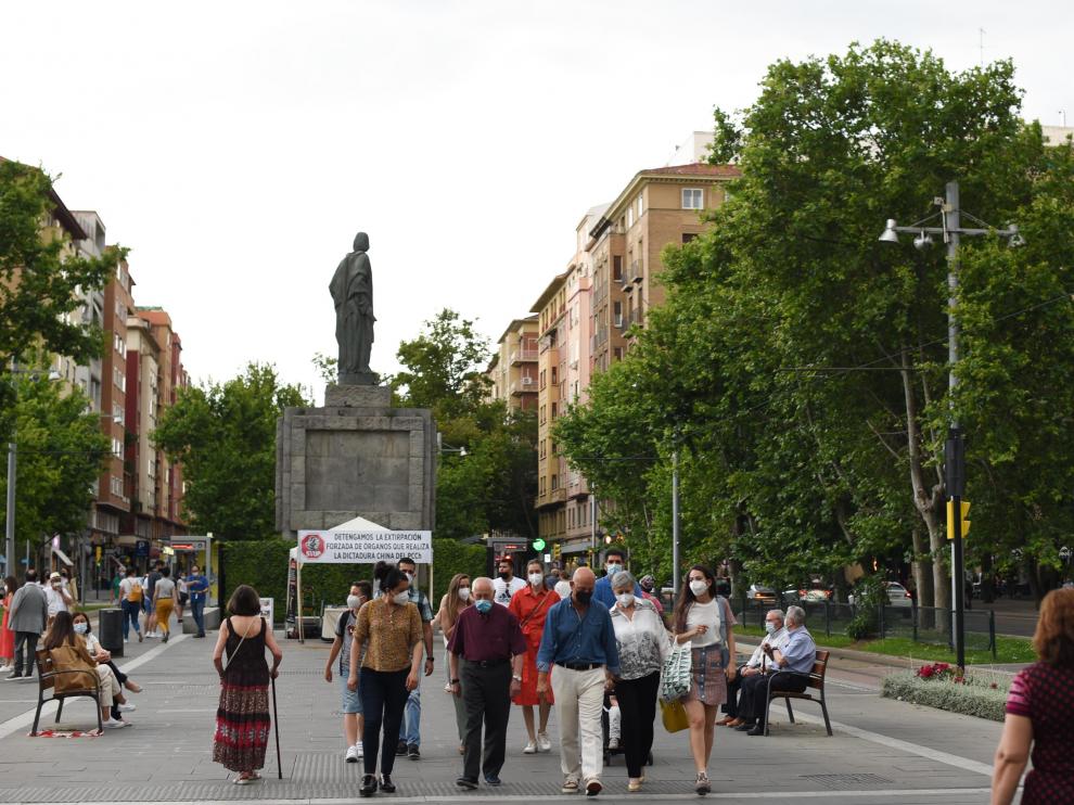 Tarde de sábado en Zaragoza