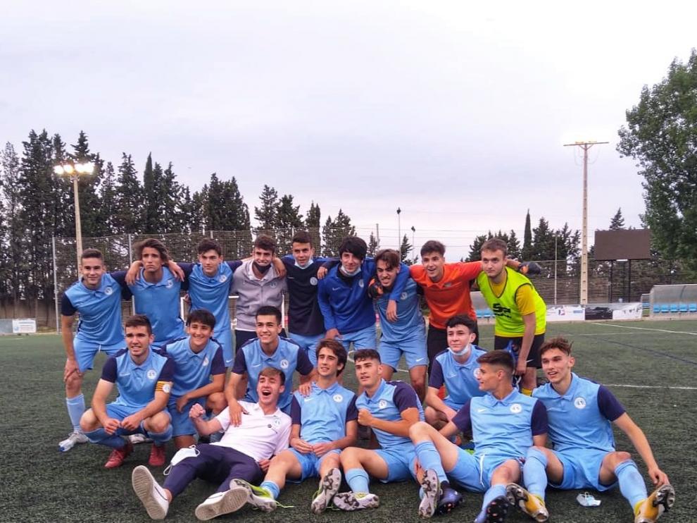 Fútbol. Liga Nacional Juvenil. Monzón vs. Racing Club Zaragoza.