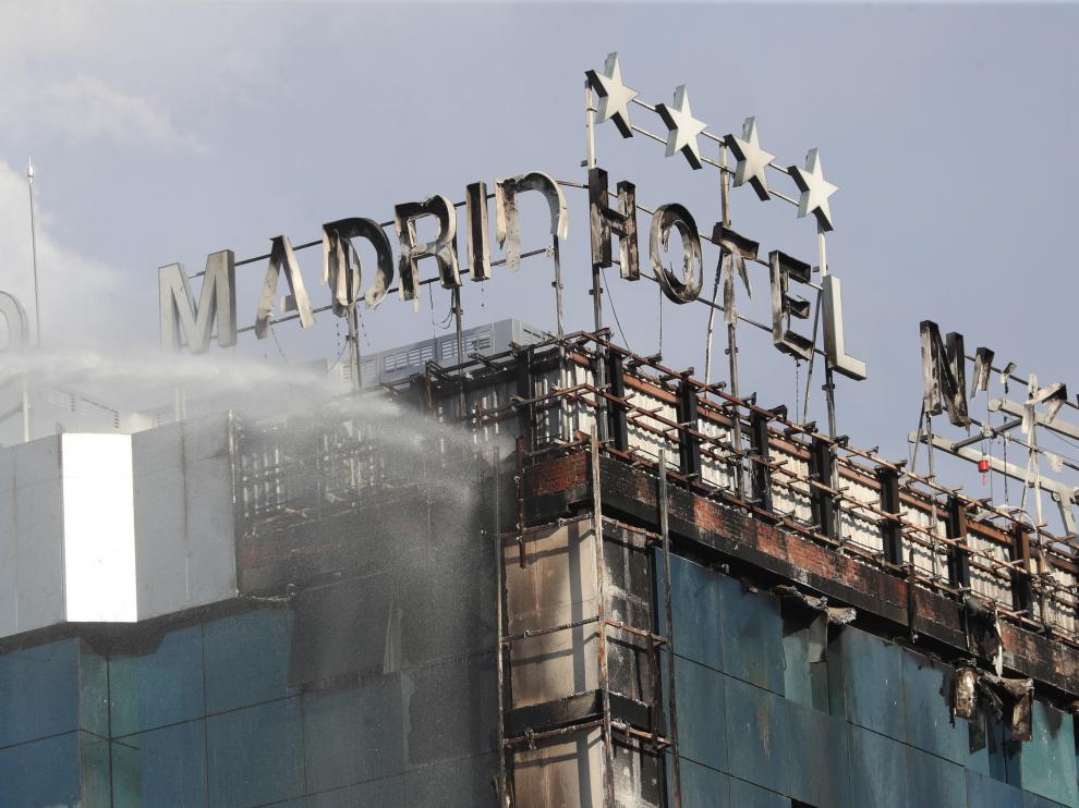 Incendio en el Hotel Nuevo Madrid