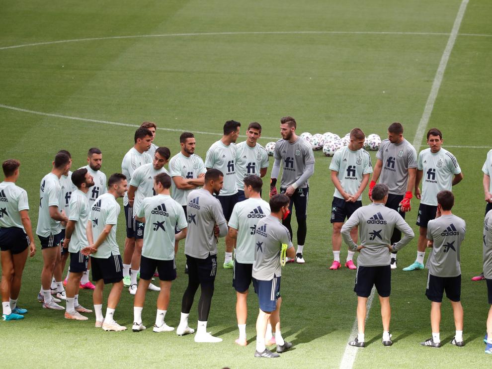Rueda de prensa de la selección española