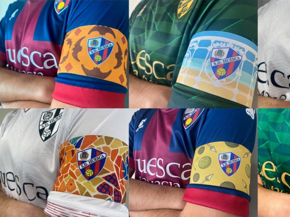 Los brazaletes utilizados durante la recién concluida temporada.