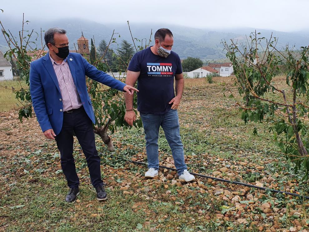 Visita de Sánchez Quero a Santa Cruz de Grío