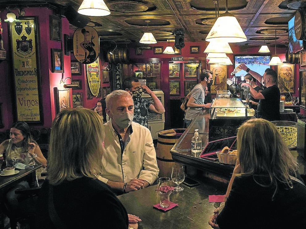 El bar La Pilara, de la calle Cuatro de Agosto, ayer por la noche