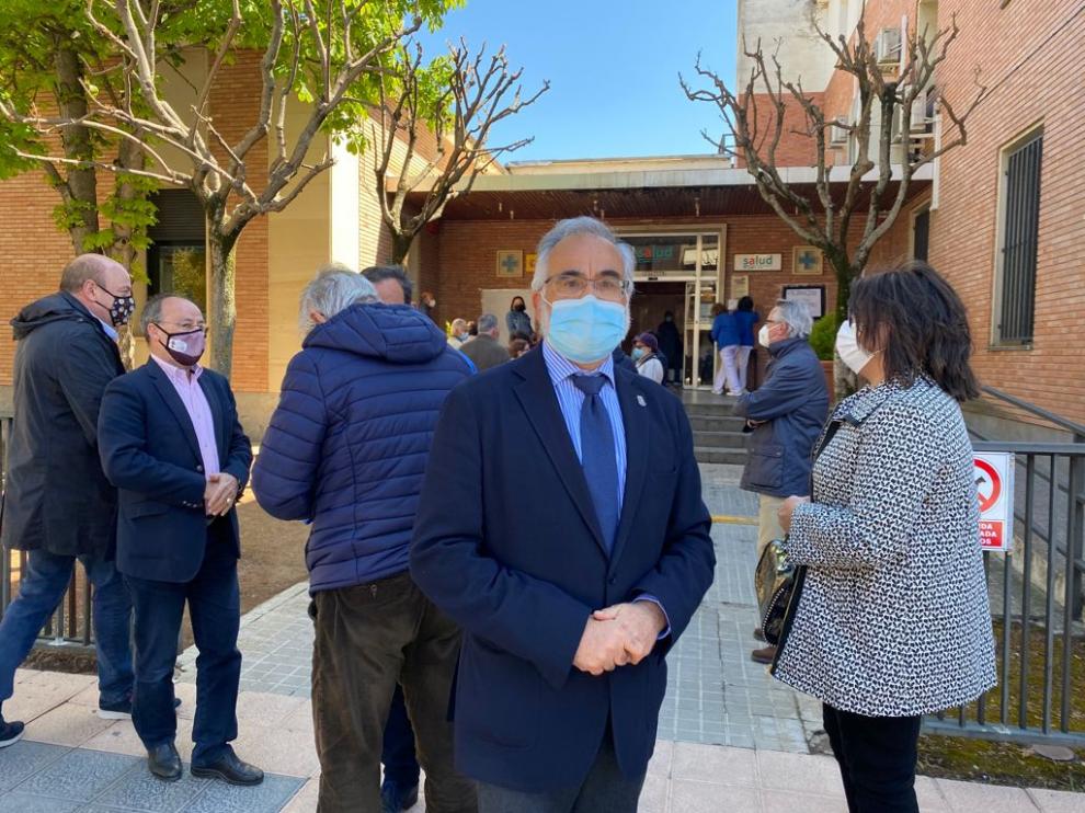 El Lugarteniente del Justicia de Aragón, en su visita al centro