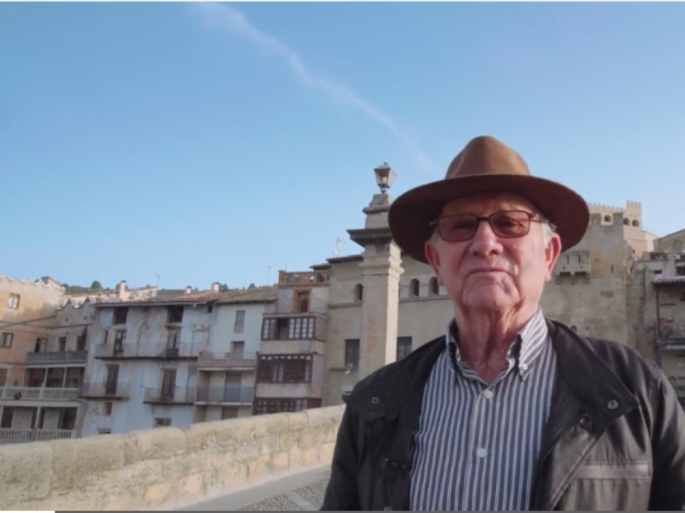 Una imagen del vídeo presentado por Valderrobres al concurso de Eurona.