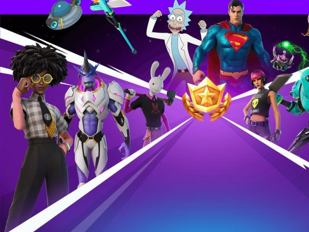 Algunos personajes del capítulo 2 de la temporada 7 de 'Fortnite'