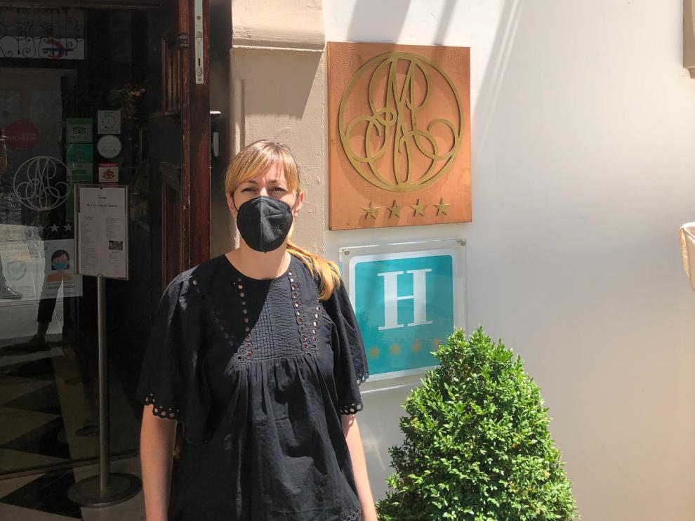 Almudena Anadón es la directora del Hotel-Spa San Ramón de Barbastro.