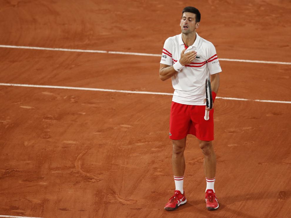 Djokovic, tras vencer a Nadal en las semifinales de Roland Garros