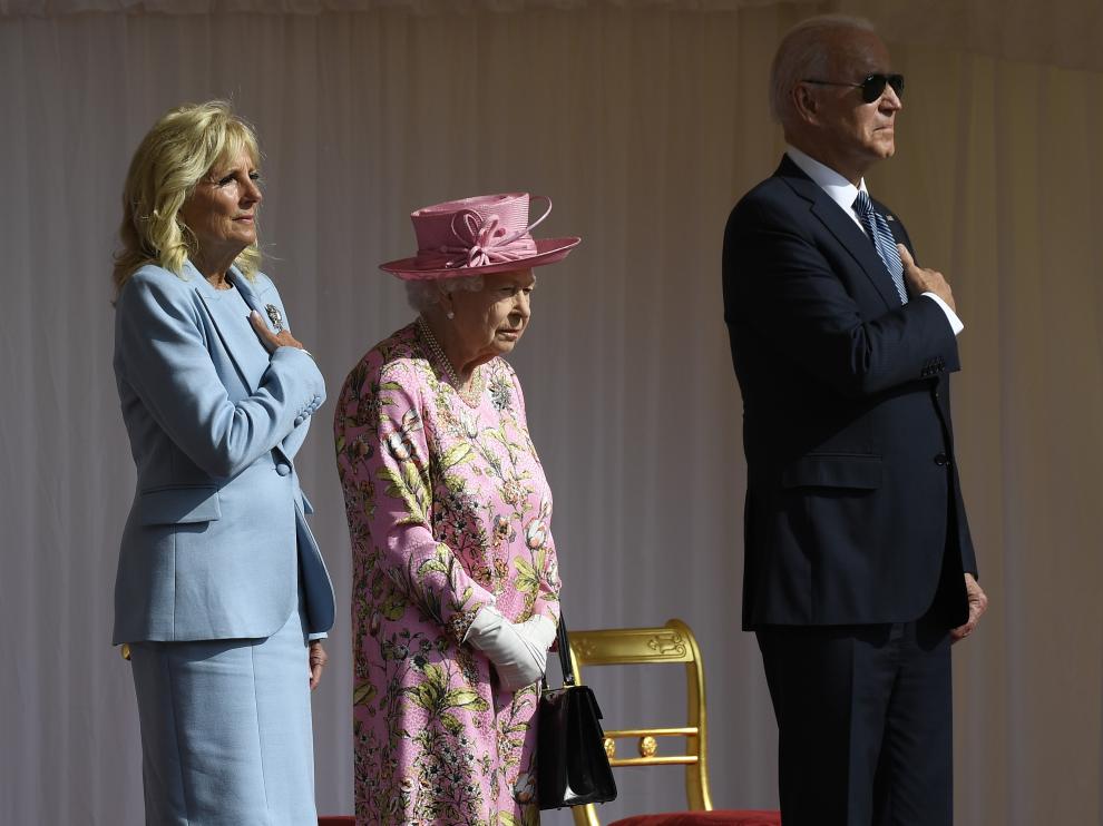 Isabel II recibe a los Biden en Windsor