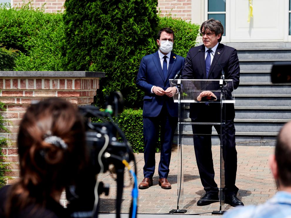 Aragonès viaja a Waterloo para reunirse con el expresident Carles Puigdemont