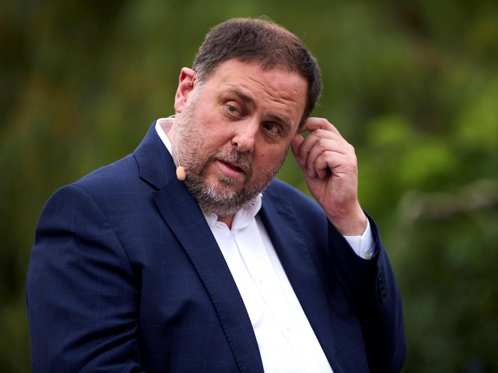 Oriol Junqueras presenta su último libro "Contra l'adversitat"
