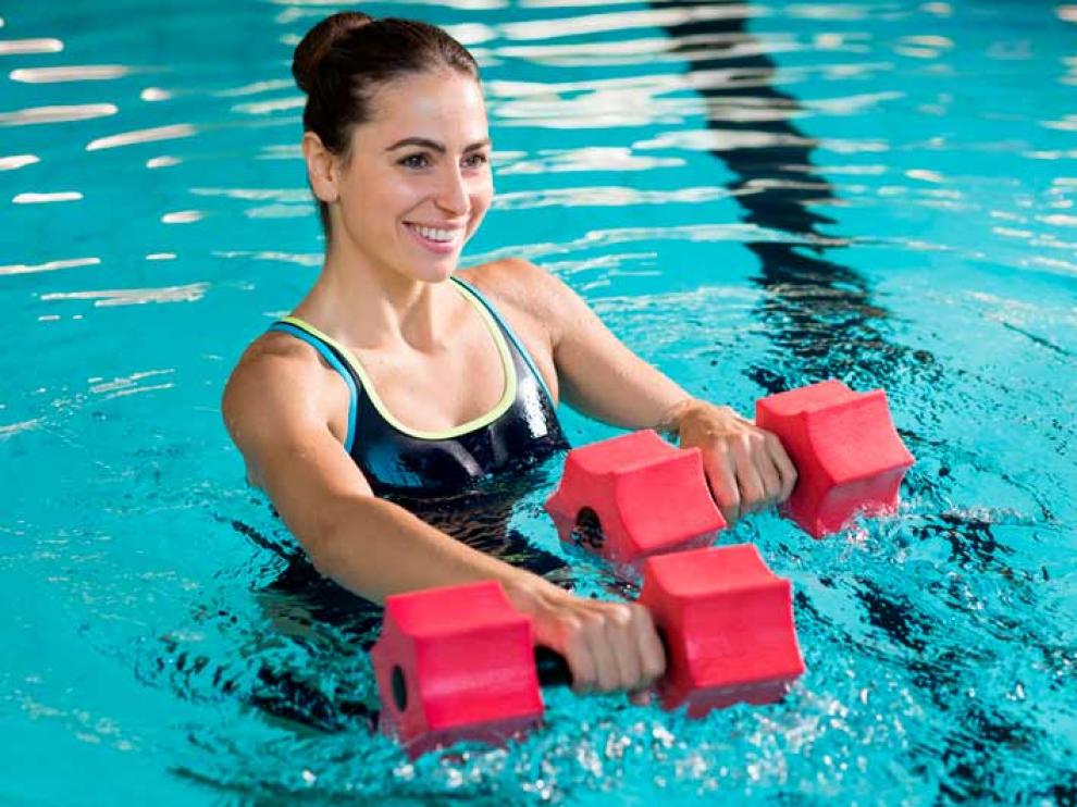 Se pueden usar materiales específicos para trabajar en el agua.