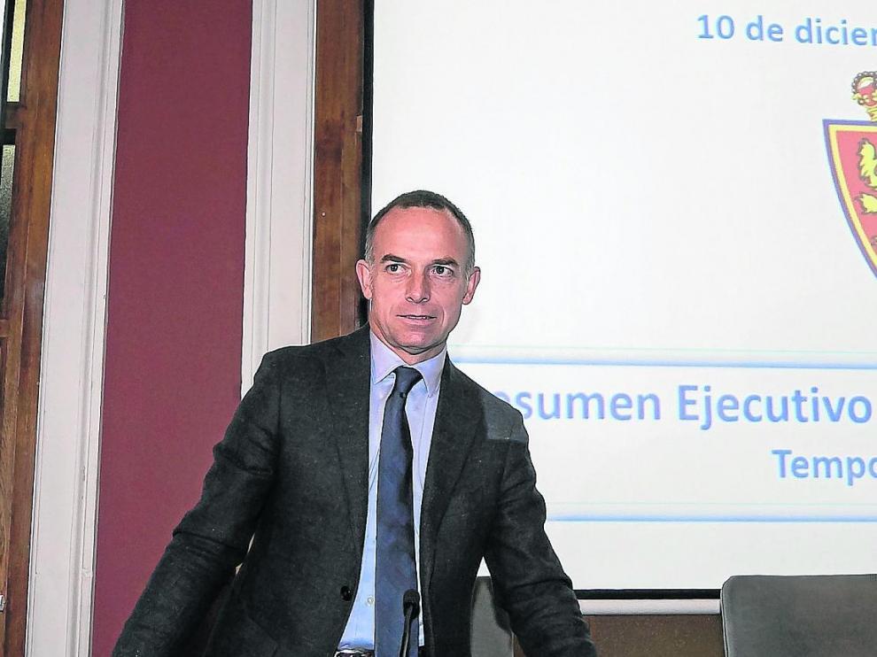 Christian Lapetra, presidente del Real Zaragoza.