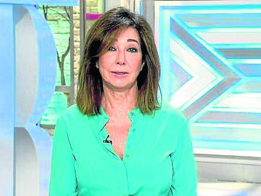 Ana Rosa Quintana, presentadora de Telecinco.