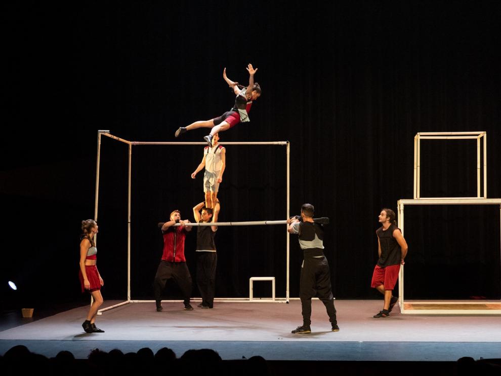 Espectáculo de la compañía Up Arte que podrá verse en el festival de Monzón.