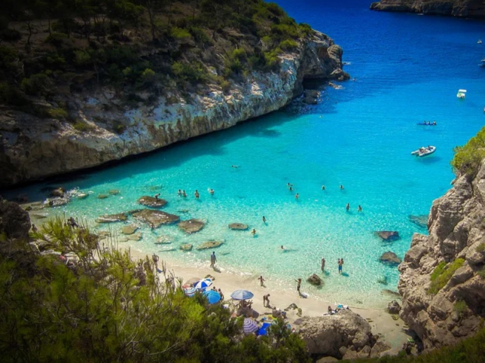 Foto de archivo de una playa de Mallorca