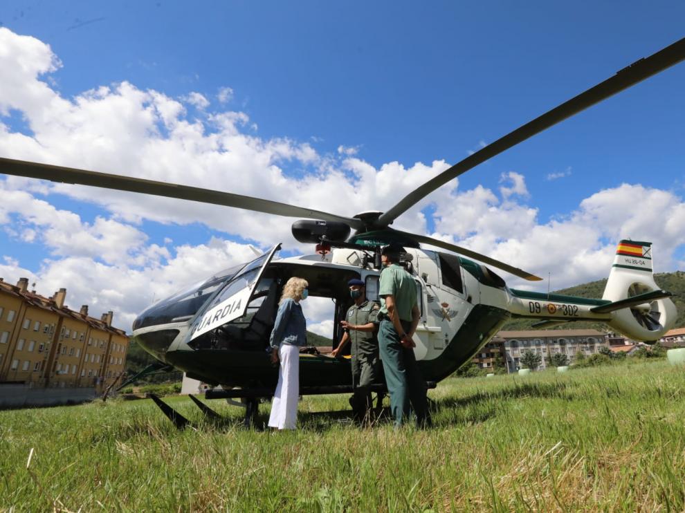 La Guardia Civil suma un segundo helicóptero con base en Benasque