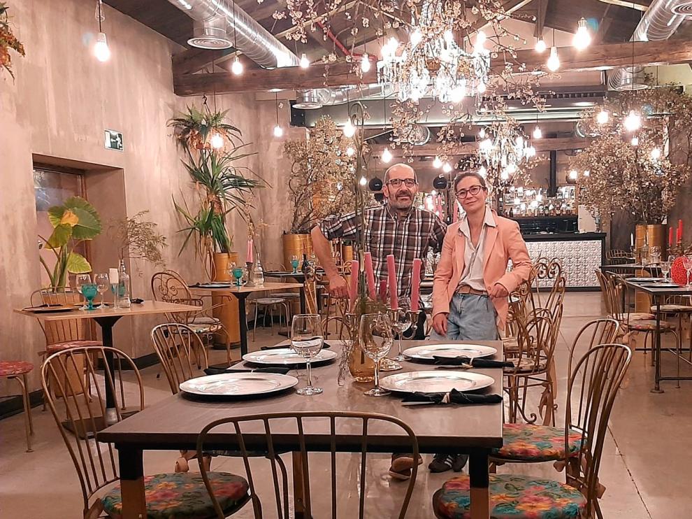 Yolanda Gimeno y Francisco Arazuri abrieron el Espacio Gastronómico Entreviñedos en octubre de 2019.