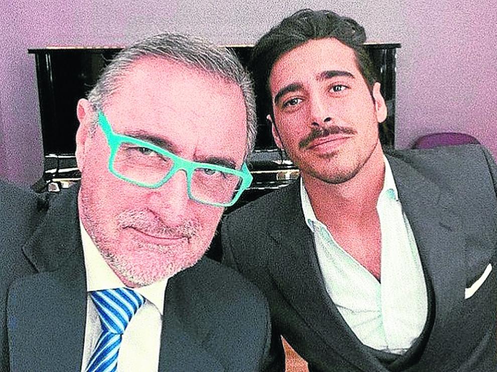 Carlos y Alberto Herrera, padre e hijo.