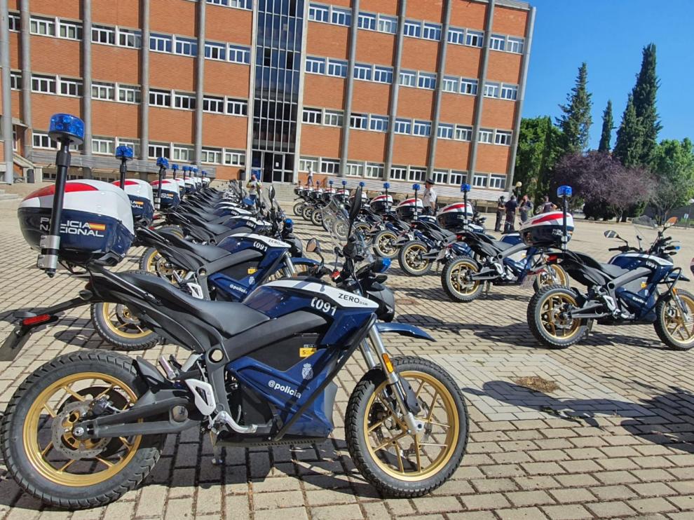 Las nuevas motos eléctricas de la Policía Nacional