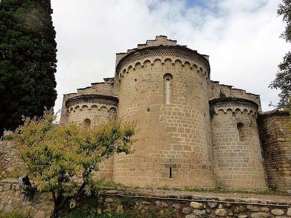Cabecera de la iglesia del monasterio de Alaón.