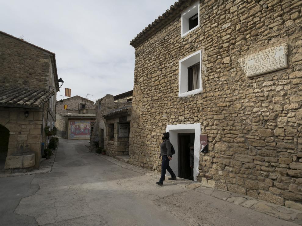 La casa natal de Goya, principal foco de atracción de Fuendetodos.