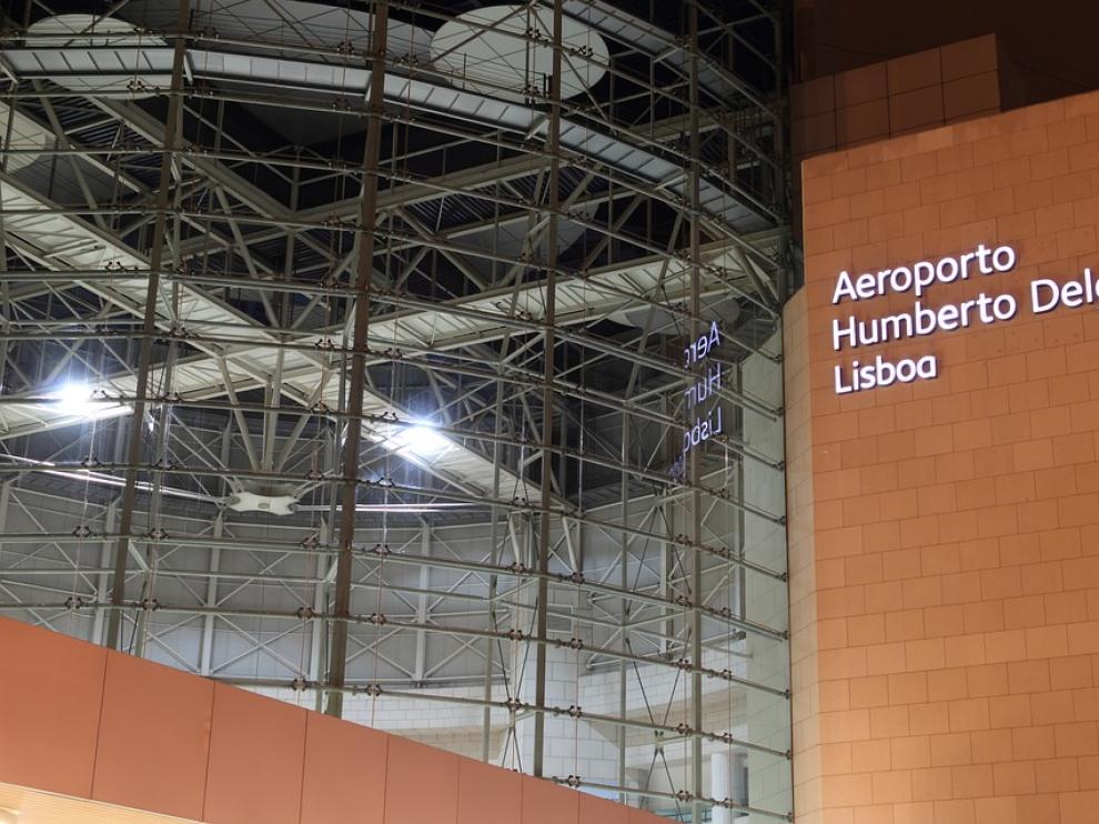 Aeropuerto de Lisboa, donde encontraron a los menores desaparecidos con su madre.
