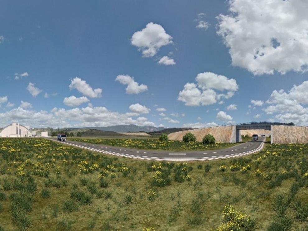 Recreación del proyecto de la mina de potasa Mina muga de Geoalcali (Highfield Resources)