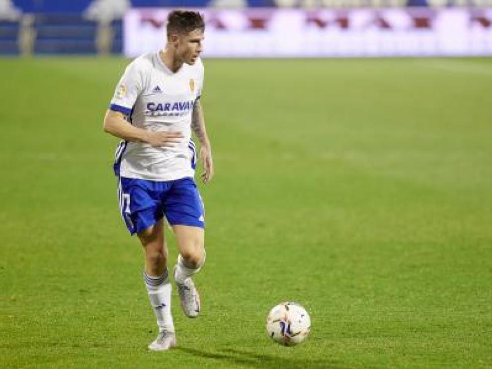 El futbolista del Real Zaragoza Carlos Martín Vigaray.