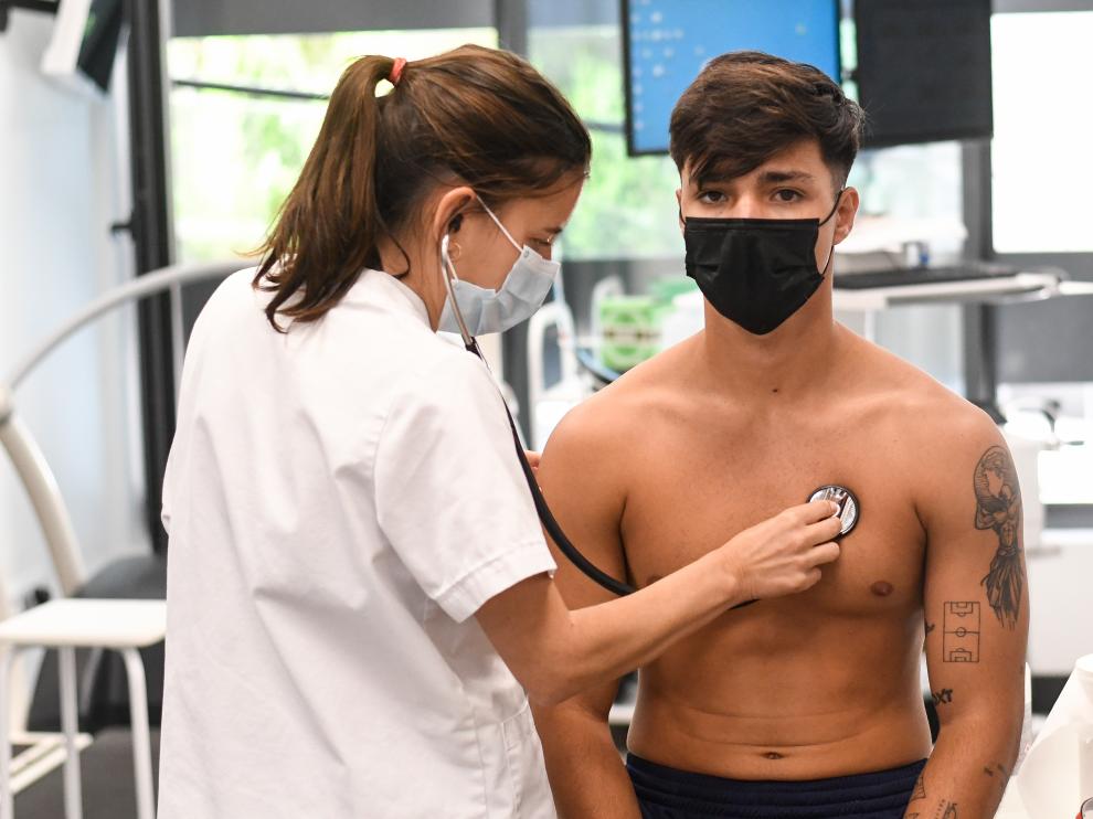 Los canteranos fueron este miércoles los últimos azulgranas en someterse a los reconocimientos médicos.