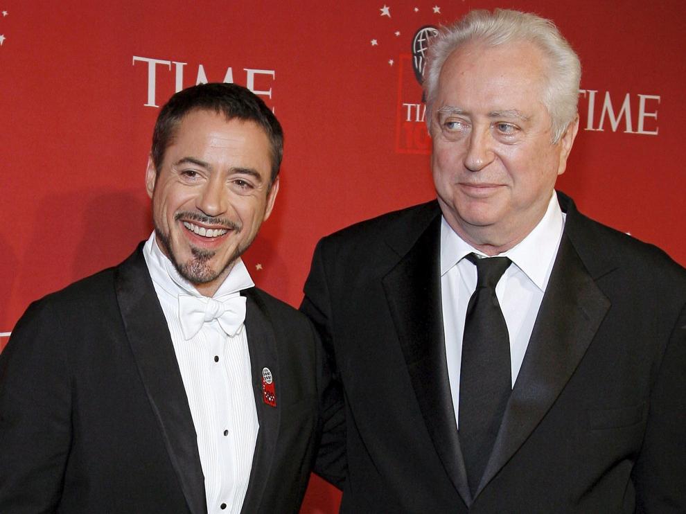 Robert Downey Jr. junto a su padre