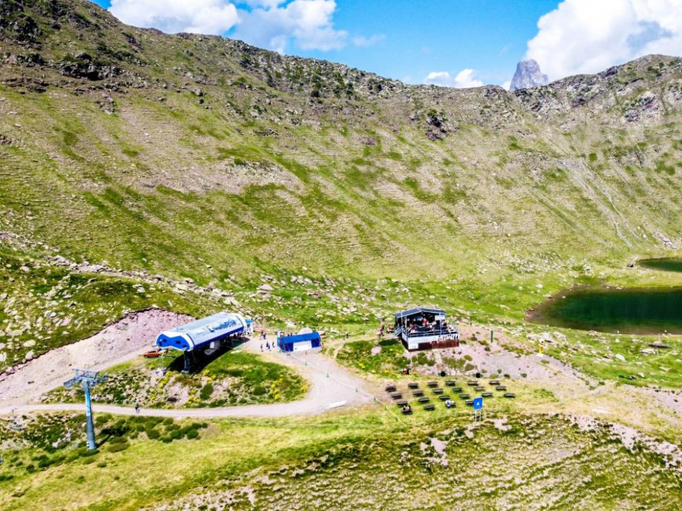 Zona de la estación de esquí de Astún donde se entregará la placa