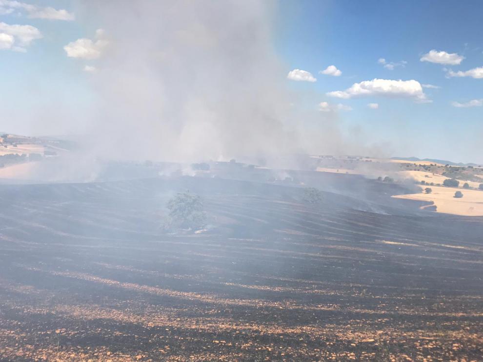 Incendio de Sisamón.