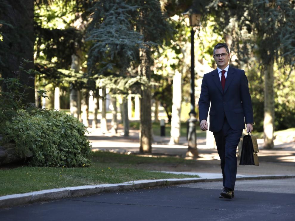 El nuevo ministro de la Presidencia, Relaciones con las Cortes y Memoria Democrática, Félix Bolaños.