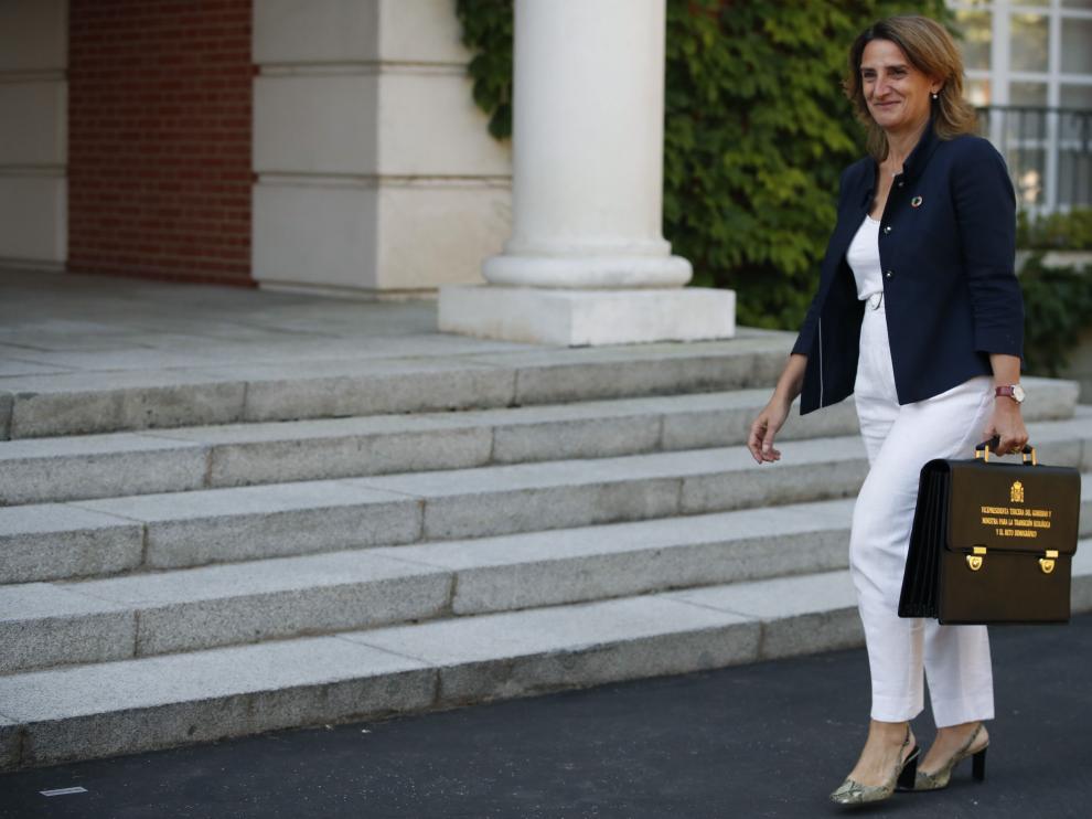 La vicepresidenta tercera y ministra para la Transición Ecológica y el Reto Demográfico, Teresa Ribera.